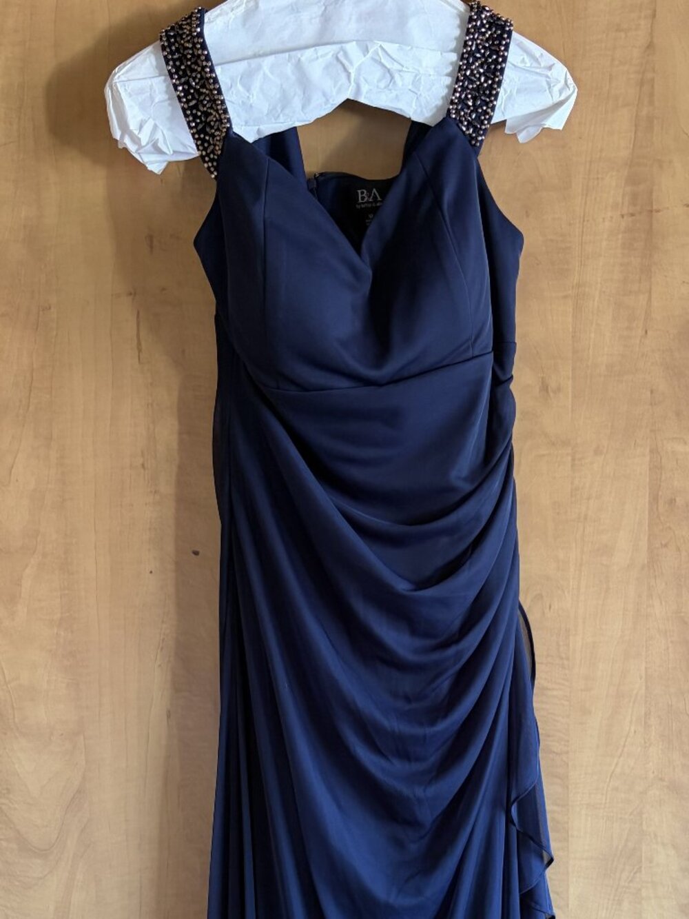 Three Blue Formal Gowns
